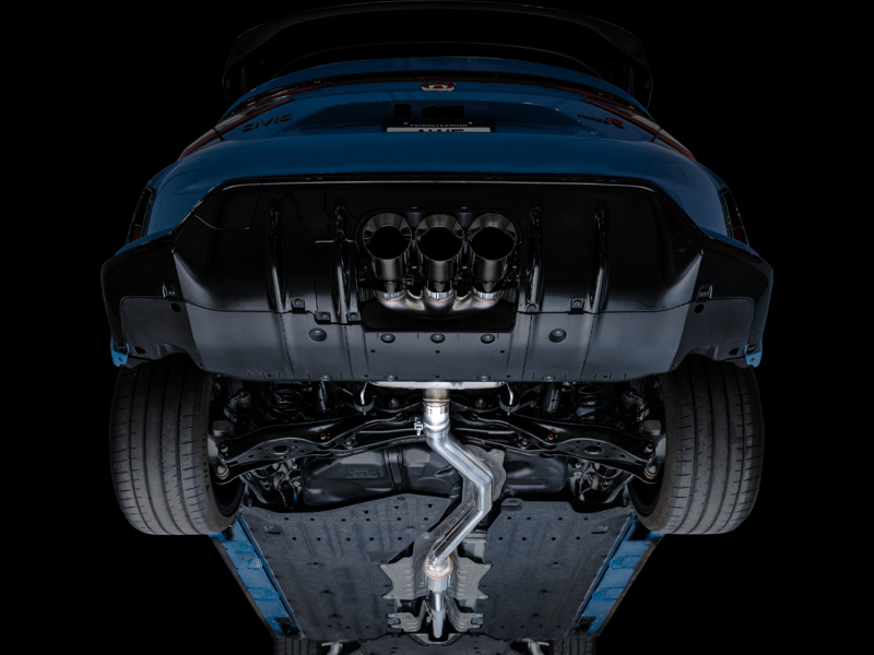 Honda Civic Type R Performance Exhaust - AWE Tuning - Cat Back Touring - Triple Diamond Black - `23-`27